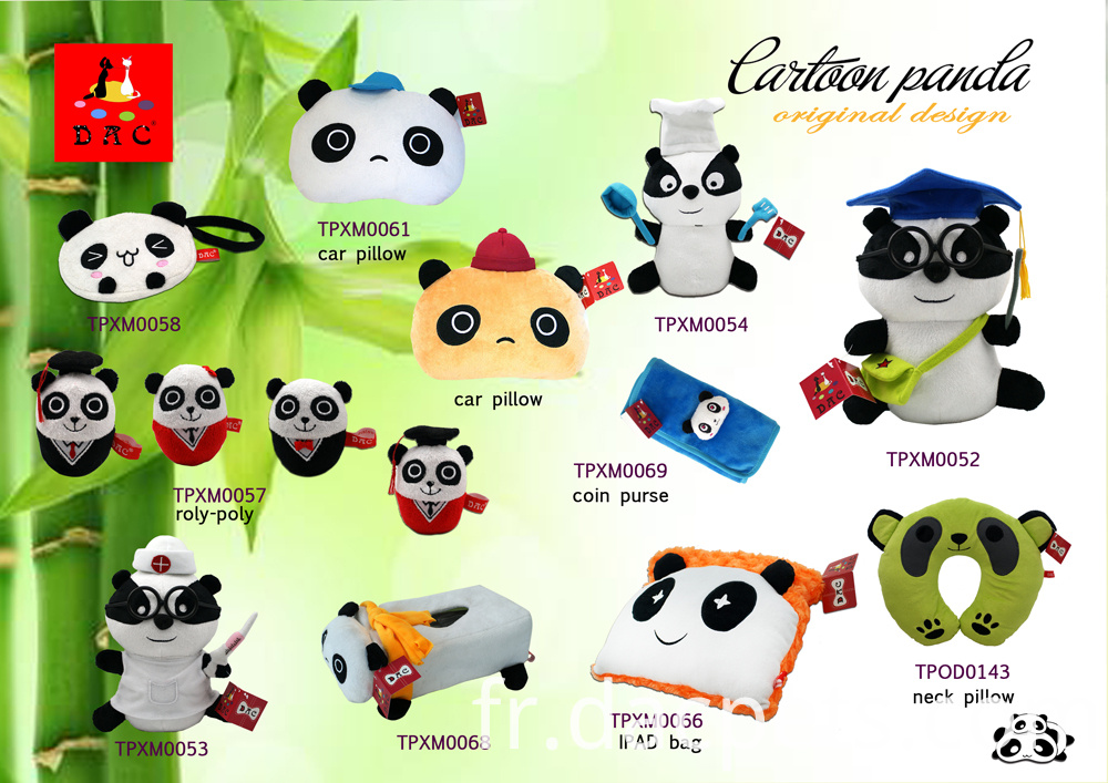 plush cartoon panda plush cartoon panda